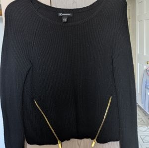 International Concepts stylish zip to form sweater